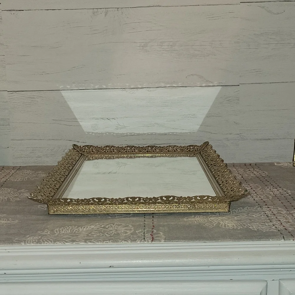 Vintage | Stunning Vanity Mirror Tray - Picture 8 of 12